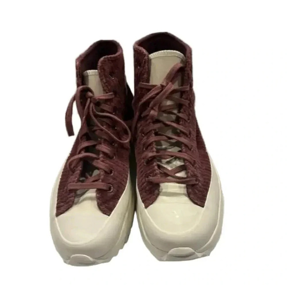Converse Run Star Hike Platform Hi
Striped Knit Dark Wine Women’s Size 10.5 - Picture 1 of 6